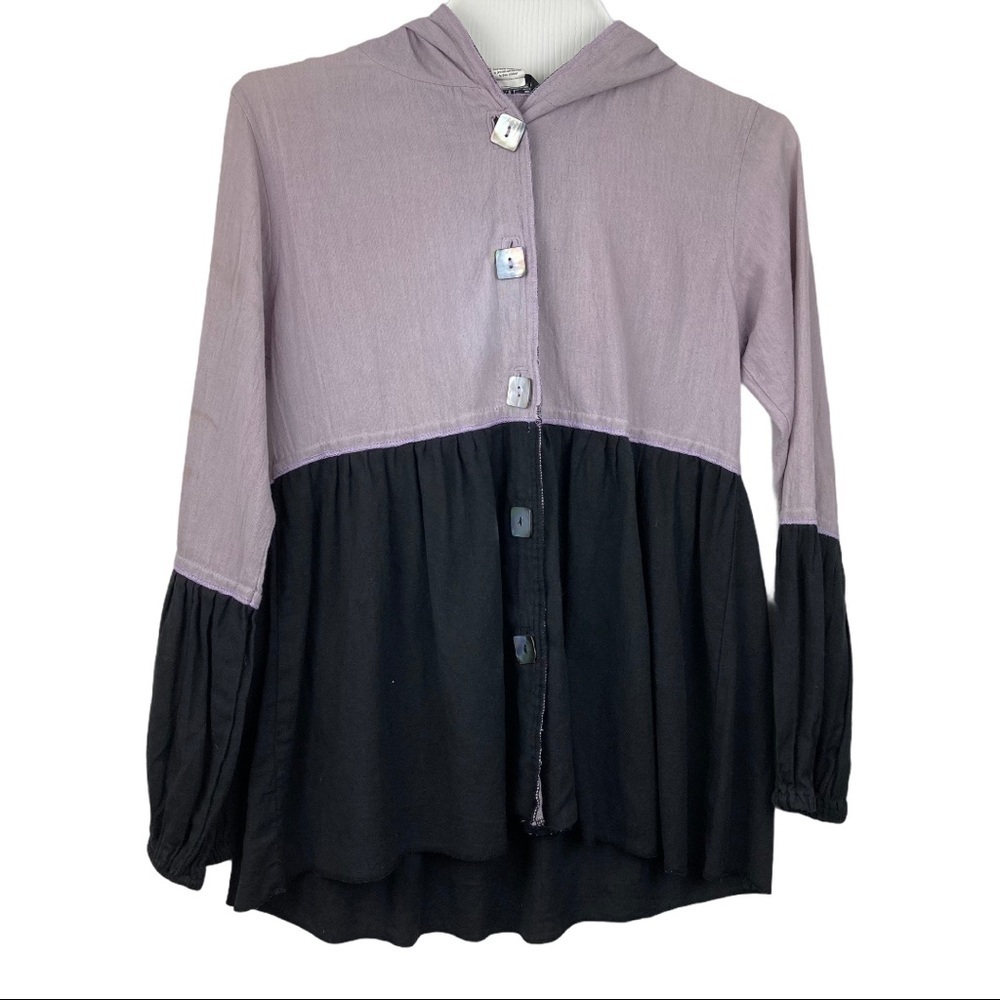 Tribe a people united button front tunic